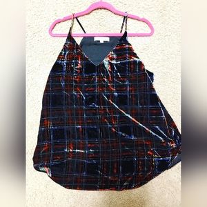 Velvet tank top
